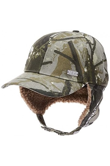 Jeff & Aimy Elmer Fudd Casquette de baseball unisexe avec cache-oreilles 54-62 cm, 99726 Camouflage vert, Taille L