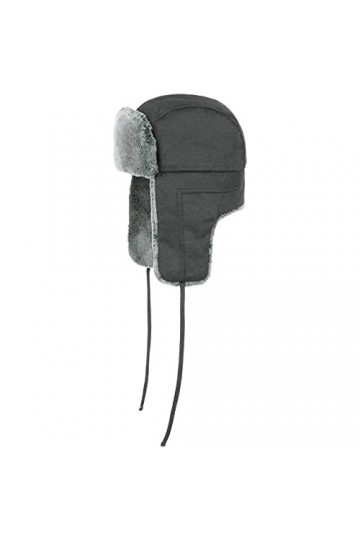 STETSON Bonnet d´Aviateur Old Cotton Femme/Homme - Chapka daviateur avec Oreillettes, Doublure, jugulaire, jugulaire Automne