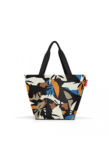 reisenthel Shopper M Sac de Courses avec Fond carré 51 x 30,5 x 26 cm Miami Black