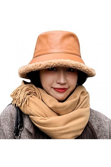 MIFULGOO Chapeau dhiver pour femme style années 90 en cuir synthétique fourrure, fourrure, polaire, pliable, marron, Taille 