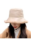 MIFULGOO Chapeau dhiver pour femme style années 90 en cuir synthétique fourrure, fourrure, polaire, pliable, marron, Taille 