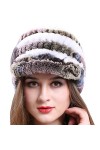 AnKoee Chapeau Casquette Femme Hiver Fausse Fourrure Chapkas Fille Bonnet Chapeaux Blanc 