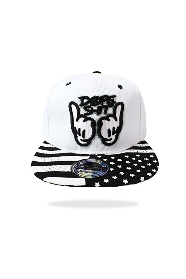 Glamexx24&nbsp;Casquette unisexe&nbsp;- Casquette de baseball, casquette hip hop, casquette à visière - multicolore - Taille Unique