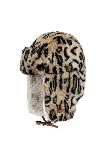Barts Lucerne Bomber Chapka, Marron Leopard 0020 , Unique Taille Fabricant: UNI Femme