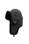 Insun Unisex Chapka Chaud Chapeau de Trappeur en Fausse Fourrure Ushanka Chapeau de Chasse Russe Noir 1 S
