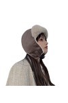 Chapeau de trappeur en fausse fourrure pour femme,Chaud et épais,Cache-oreilles,Pour la chasse, lhiver, le ski, la neige,Bon