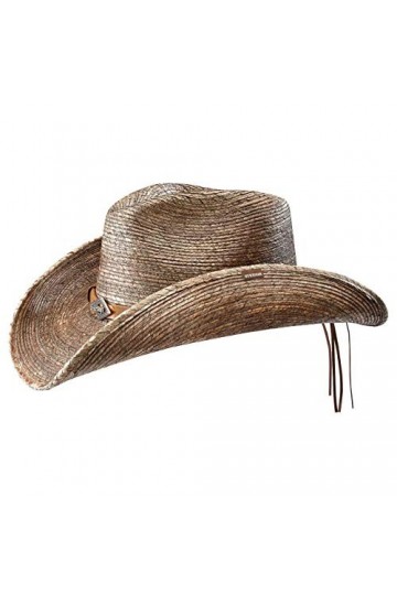 STETSON Chapeau Monterrey Bay Western de Cowboy d´ete L 58-59 cm - Nature 