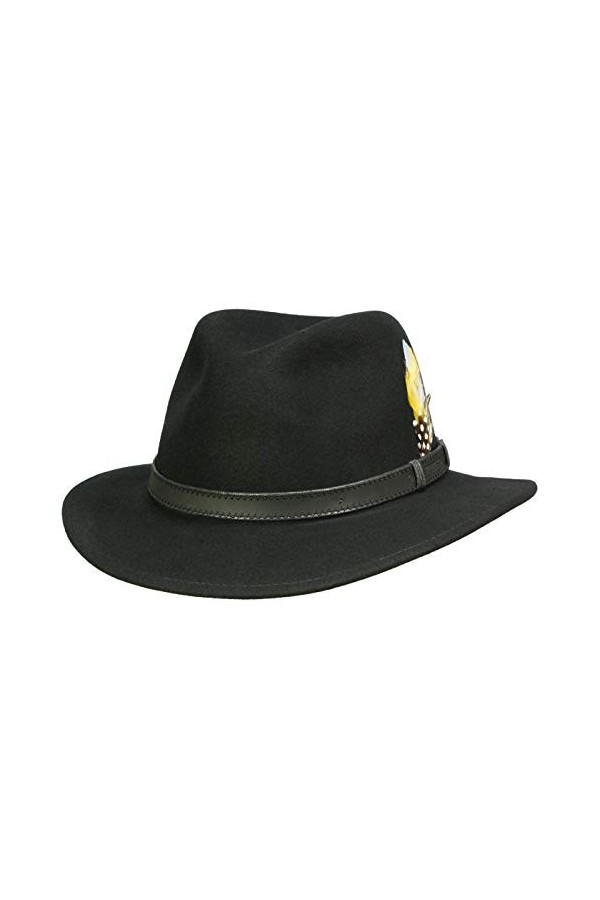 STETSON Chapeau Monterrey Bay Western de Cowboy d´ete L 58-59 cm - Nature 