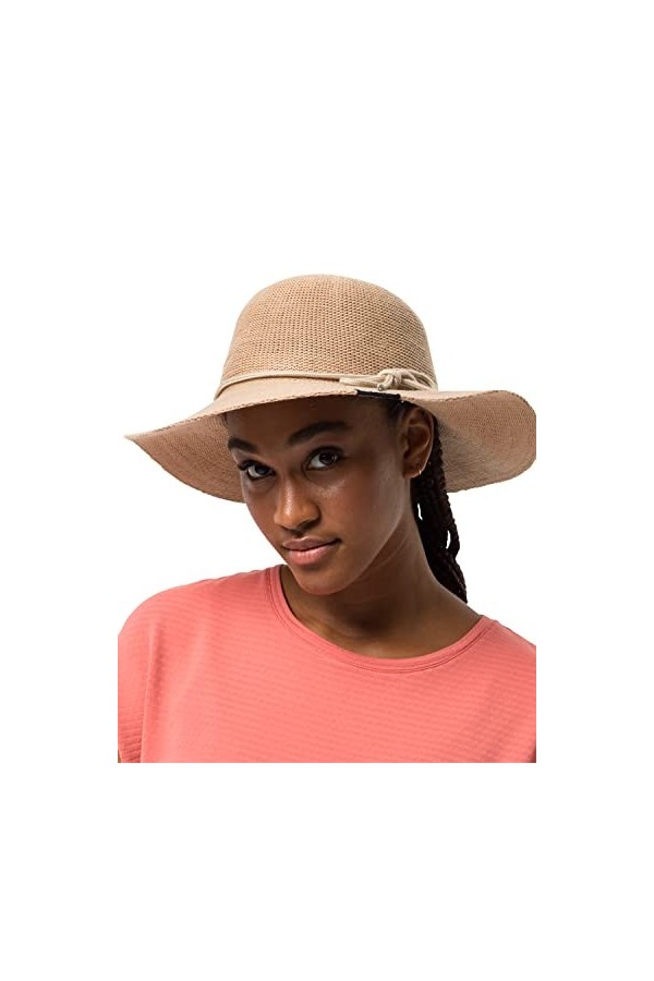 Jack Wolfskin Travel Hat W Chapeau Panama Femme, Nature, Taille Unique