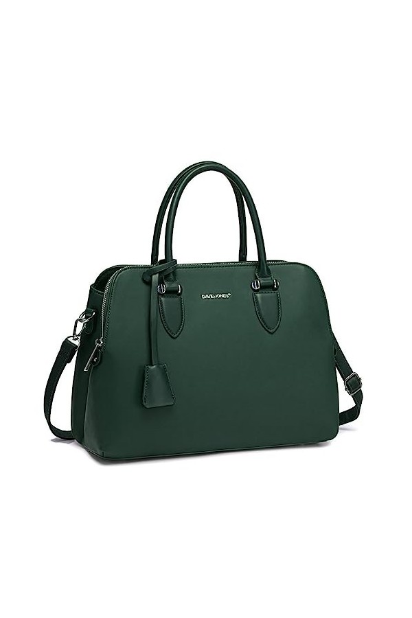 David Jones - Sac Tote Ville à Main Femme Bugatti - Cabas Fourre-Tout Cuir PU Porté Epaule Bandoulière - Multi Poche Plusieur