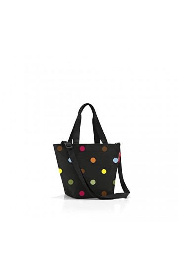 reisenthel shopper - Sac de shopping spacieux et sac à main élégant en un - En matériau hydrofuge, Couleur:dots