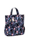 VASCHY Sac de Plage, Sac de Plage Femme Résistant à lEau Sac Toile Léger à Motif Cabas de Voyage Sac Fourre pour Plage, Voya