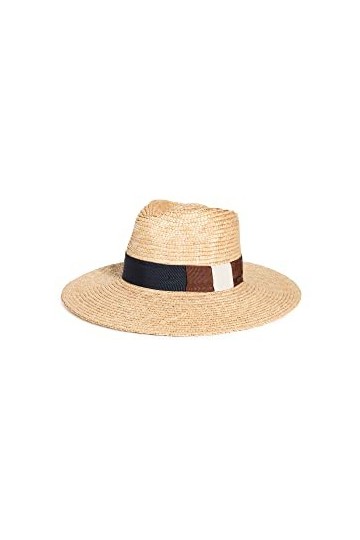 BRIXTON Chapeau en Paille Joana Chapeau de Soleil Chapeau pour Le Jardin 56 cm - Nature 