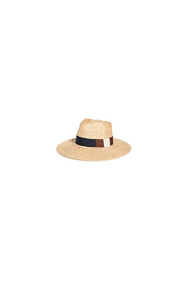 BRIXTON Chapeau en Paille Joana Chapeau de Soleil Chapeau pour Le Jardin 56 cm - Nature 