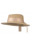 EOZY Chapeau Gondolier Femme Chapeau Panama Large Bord Chapeau de Soleil Anti UV Chapeau de Canotier pour Printemps Été avec 