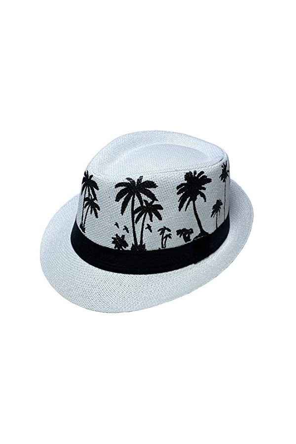 Xiang Ru Chapeau de Paille Unisexe Panama Plage Casual Pêche Randonnée F:Abricot