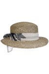 Lierys Chapeau Seagrass avec Bande en Tissu Femme - Made in Italy de Soleil dété Plage Printemps-été - Taille Unique Nature