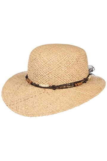 Lierys Chapeau en Paille Mileka Femme - Made in Italy de Soleil dété Plage Printemps-été - Taille Unique Nature