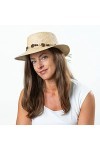 Lierys Chapeau en Paille Mileka Femme - Made in Italy de Soleil dété Plage Printemps-été - Taille Unique Nature
