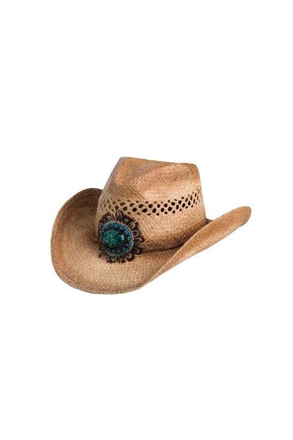 Chapeau Western Green Eye Conner chapeaux de western chapeaux d´ete taille unique - nature 