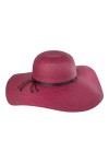 Chapeau à bords larges de 12&nbsp;cm, pour femme, pliable, approprié pour les vacances, le printemps/l’été, panama fabriqué en Équ
