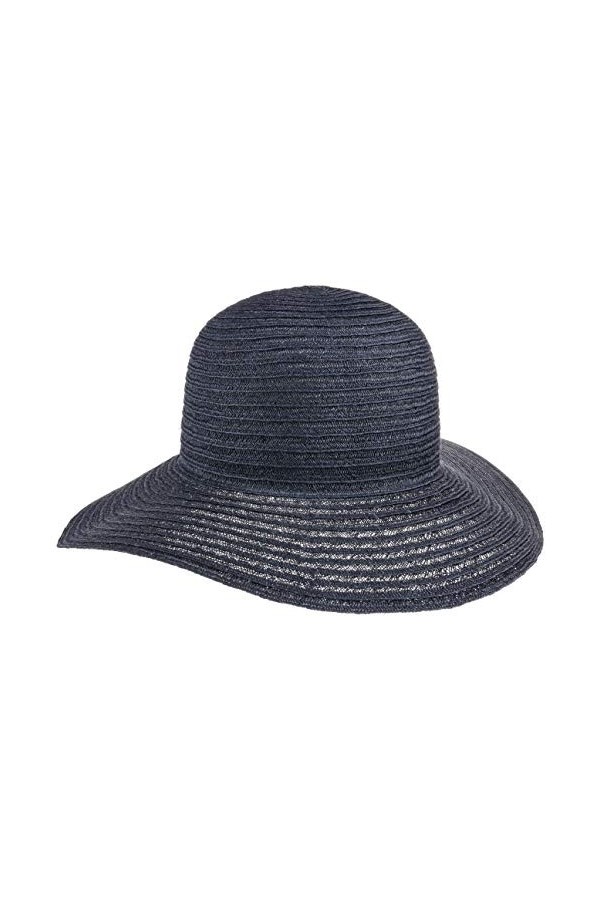 Mayser Capeline Janell Femme - Made in The EU Chapeau de Plage en Paille dété Printemps-été - Taille Unique Bordeaux