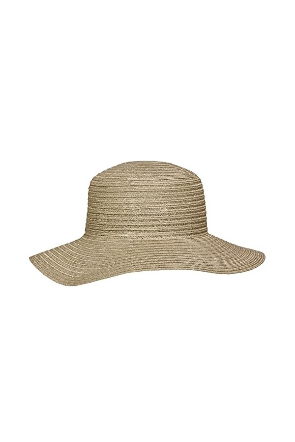 Mayser Capeline Janell Femme - Made in The EU Chapeau de Plage en Paille dété Printemps-été - Taille Unique Bordeaux