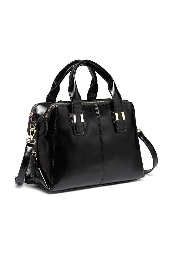 VASCHY Sac à Main Femme, Mode Cuir PU Sac Hobo Grand Sac Portés épaule Hydrofuge Sac Portés Main Dames avec Trois Compartimen