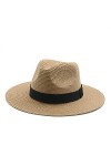 Chapeaux for femmes Sucket Sun Hats Band de ruban Hommes chapeau de chapeau de paille dété Panama Panama Formel Picoche de p
