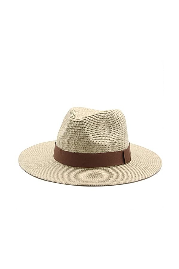 Chapeaux for femmes Sucket Sun Hats Band de ruban Hommes chapeau de chapeau de paille dété Panama Panama Formel Picoche de p