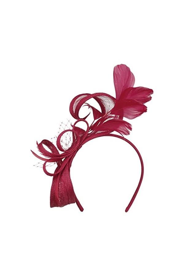 Seeberger Serre-Tête Sevana Chapeau pour Femme Taille Unique - Rouge 