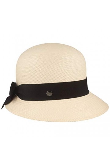 Breiter Chapeau Cloche de Soleil Panama Original pour Femme Chapeau de Paille Bolero dété de lEquateur Traditionnel Tressé 