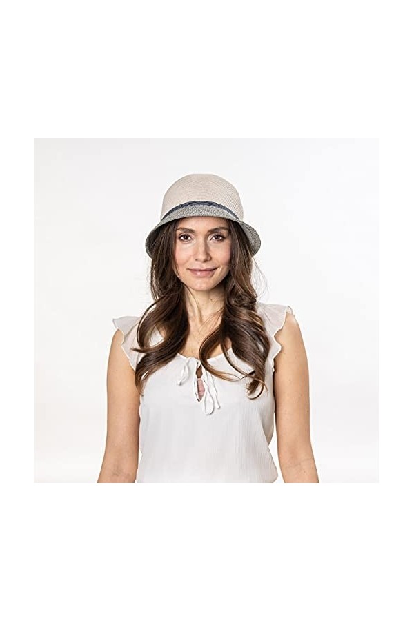 Mayser Chapeau Cloche Nannia Protection UV Femme - Made in The EU pour Le Jardin de Soleil Plage Printemps-été - Taille Uniqu