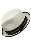 Gamboa Original et Fait à la Main Chapeau Panama Homme de Paille Borsalino Chapeau Solei Sombrero Panama