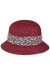 Seeberger Chapeau à Bordure Mariva Flower Chapeau pour Femme Chapeau de Soleil Taille Unique - Rose 