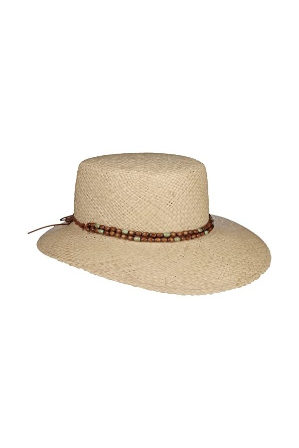 Lipodo Chapeau en Paille Vaspera Femme - Made in Italy pour dété Le Jardin Printemps-été - Taille Unique Nature