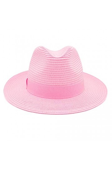 Colours & Beauty Chapeau en Paille De Papier Rose Femme et Homme Made in Italy | Capeline d’été Papier | Chapeau de Paille av