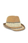 Générique Chapeau dété Style bohème Paille Souple Plage Mode Tendance Vacances Panama Femme Homme Trilby Beige 