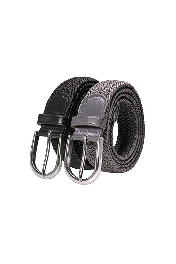 RBOCOTT Ceinture en Tissu Élastique,Ceintures Élastiques Tressées,Ceinture Tressées Extensible pour Hommes et Femmes,Ceinture