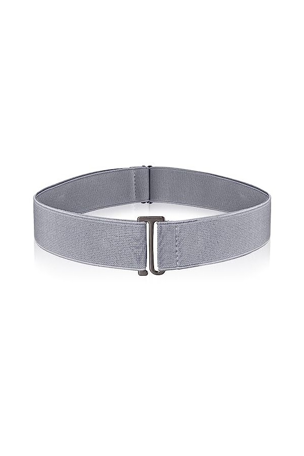 cobee Ceinture invisible pour femme, ceinture élastique réglable avec boucle plate, pas de ceinture visible pour jeans, panta