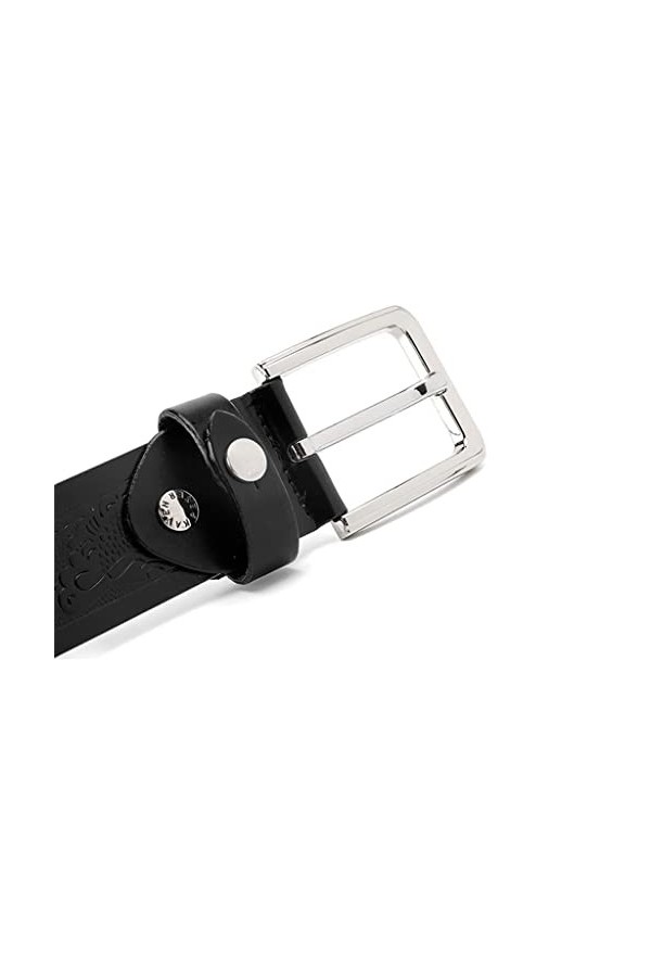 YANYUESHOP Ceinture à imprimé Floral pour Hommes Ceintures en Cuir 4,0 cm de Largeur Ceintures en Cuir décontractées pour Hom