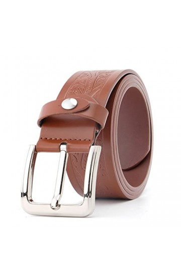 YANYUESHOP Ceinture à imprimé Floral pour Hommes Ceintures en Cuir 4,0 cm de Largeur Ceintures en Cuir décontractées pour Hom