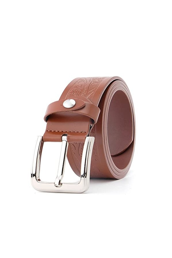 YANYUESHOP Ceinture à imprimé Floral pour Hommes Ceintures en Cuir 4,0 cm de Largeur Ceintures en Cuir décontractées pour Hom