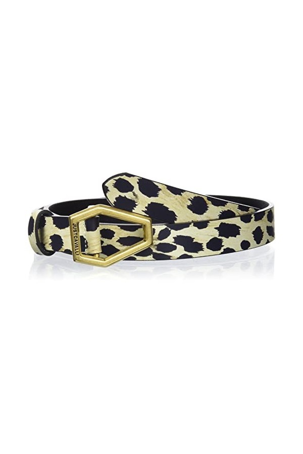 Just Cavalli Ceinture, 102 White Smoke, 75 cm Femme