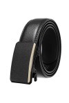 YANYUESHOP Ceinture en Cuir pour Homme Ceinture à Cliquet en Cuir Formel daffaires Boucle Automatique en métal pour Homme C