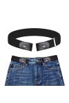 Nifogo Ceinture femme élastique,ceinture sans boucle 85-140cm ,ceinture magique homme pour Jeans Pantalons Jupes-Elastique Ré