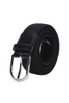 TANGCHAO Unisexe Tissu élastique Ceinture Élastique Tressée Stretch Belt Ceinture Étirable Pour les Hommes et les Femmes Plus