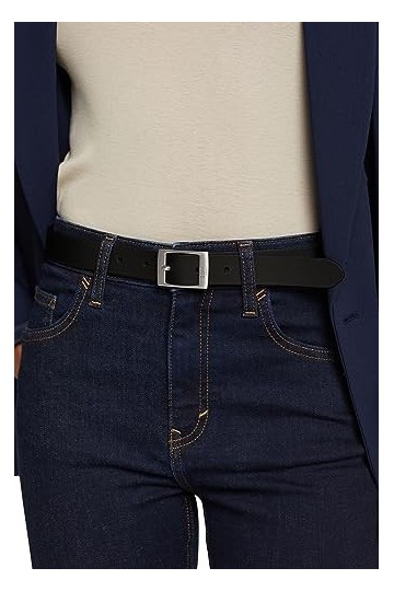 Esprit 993EA1S309 Ceinture, 001/BLACK, 90 Femme