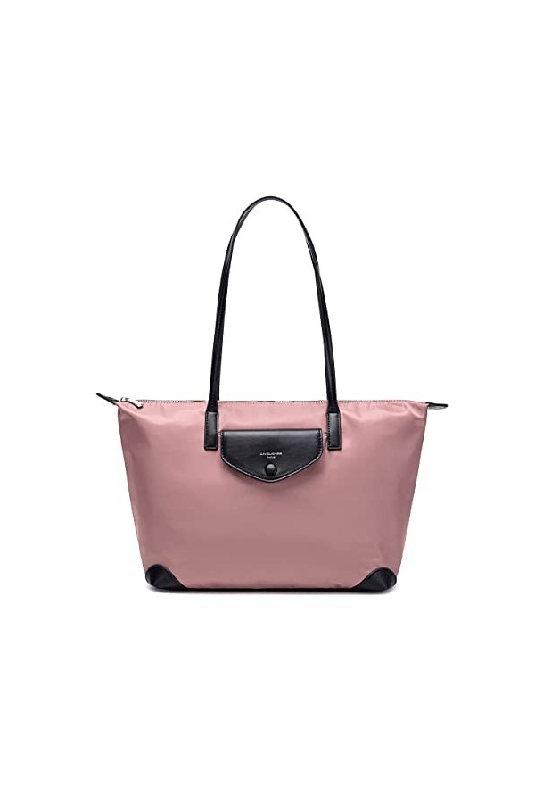 David Jones - Sac à Main Cabas Nylon Femme - Fourre-Tout Sac Shopping Souple Grande Capacité - Shopper Tote Porté Epaule Band