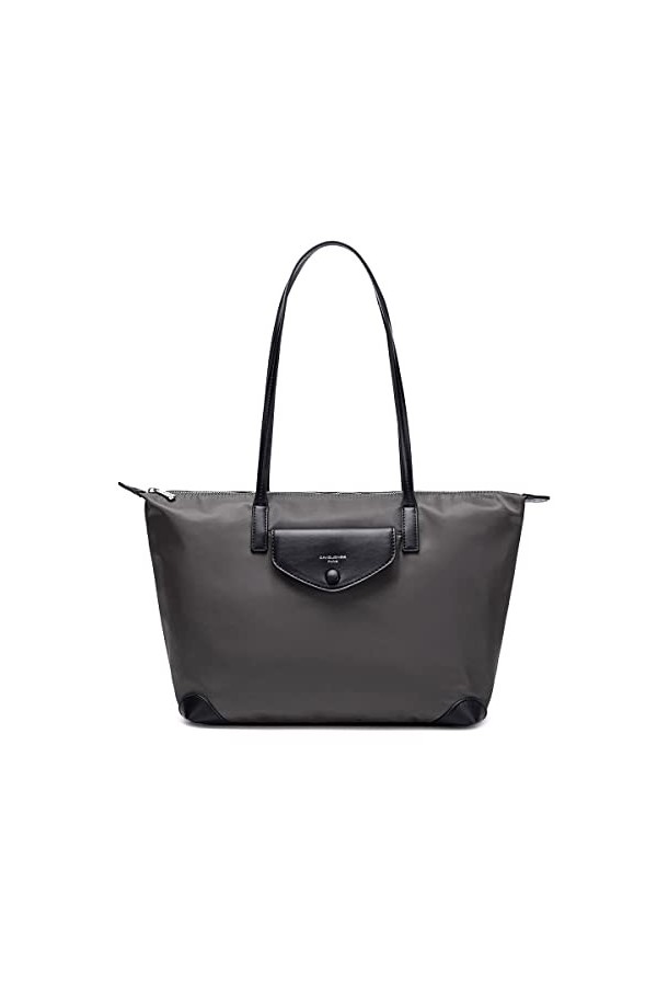 David Jones - Sac à Main Cabas Nylon Femme - Fourre-Tout Sac Shopping Souple Grande Capacité - Shopper Tote Porté Epaule Band